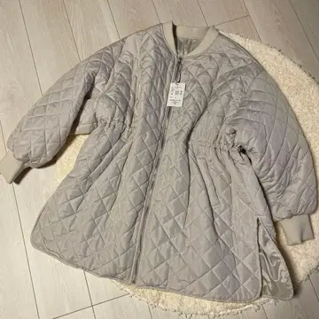 [ 택 포함 미사용 ] 퀼팅 자켓 코트
