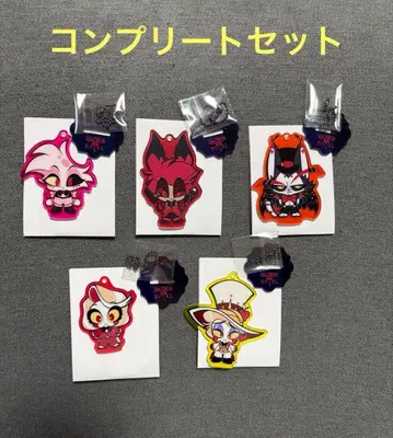 컴플리트 세트 해즈빈 호텔 아크릴 스탠드 겸 아크릴 키링