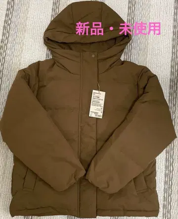 새상품 택 포함 MUJI 후드 부착 다운 자켓 S 사이즈