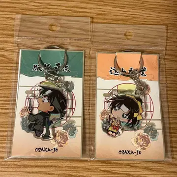 명탐정 코난 오사카 성 한정판 헤이지 카즈하 아크릴 키링 세트