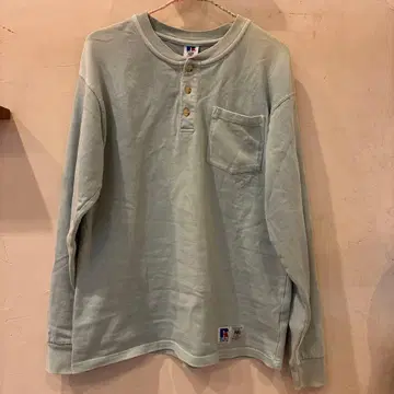 러셀 애슬레틱 민트 그린 긴팔 티셔츠