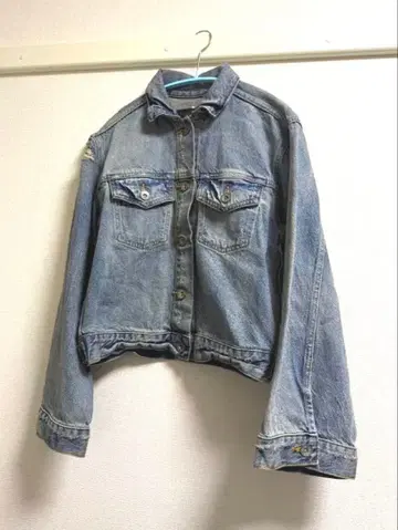 [ 새상품 ] JEANASIS 데님 자켓 숏 기장