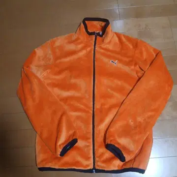 PUMA 골프웨어 플리스 자켓 오렌지 L