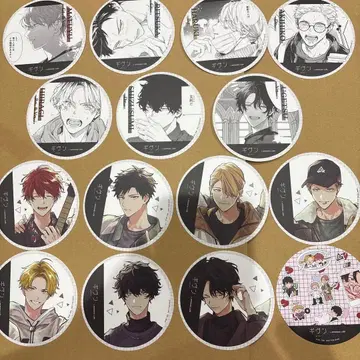 키즈나츠키 애니카페 특전 코스터 컴플리트 15종