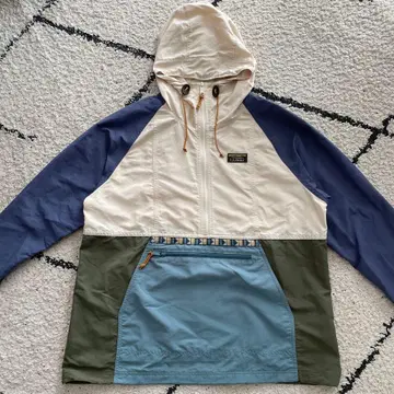 L.L.Bean 마운틴 파카 나일론 후드 부착 L 드로우 코드