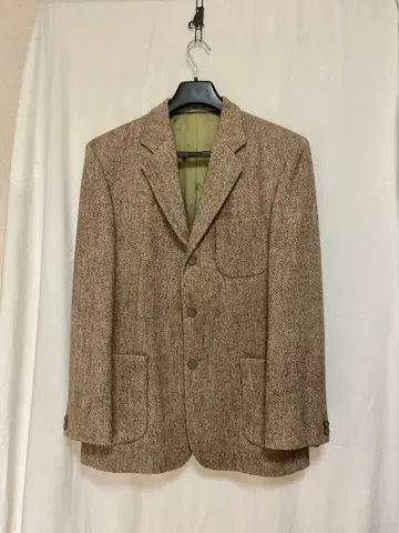 트위드 자켓 브라운