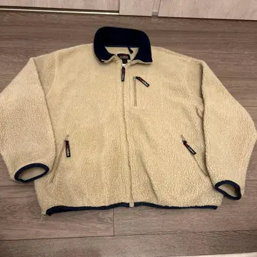90s llbean 어스 컬러 플리스 자켓 아웃도어 구제 의류