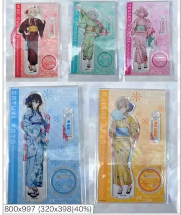 내가 연인이 될 리 없잖아 쿄마후 아크릴 스탠드 와타나레 유카타 전종