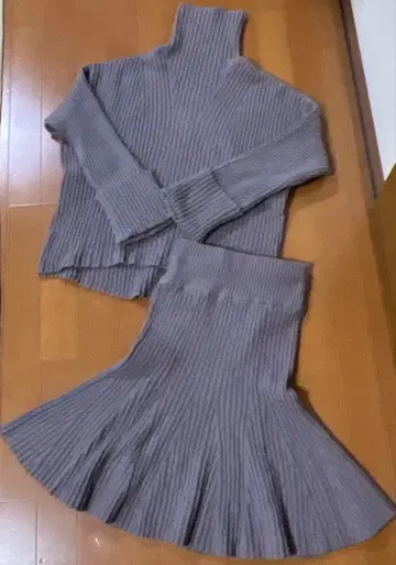 가격 인하 SNIDEL 스나이델 니트 셋업