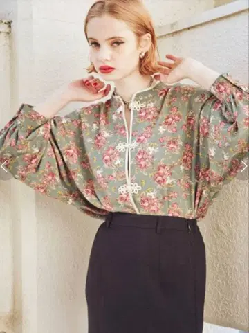 jouetie 차이나 루즈 셔츠