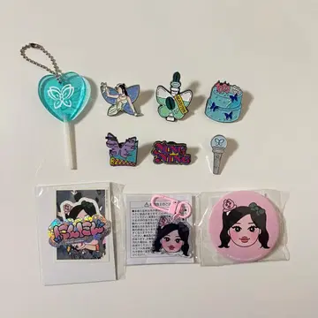 aespa 닝닝 배치 배지 스티커 키링