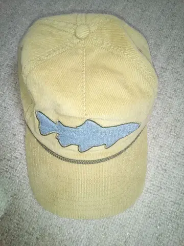 Patagonia 물고기 자수 캡 베이지