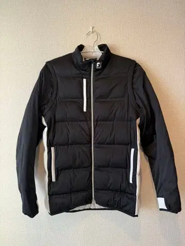 FootJoy 퀼팅 자켓 남성용 블랙