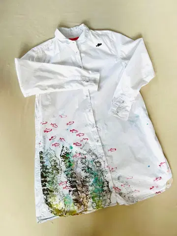 그라니프 스위미 셔츠 원피스 레오 레오니 F