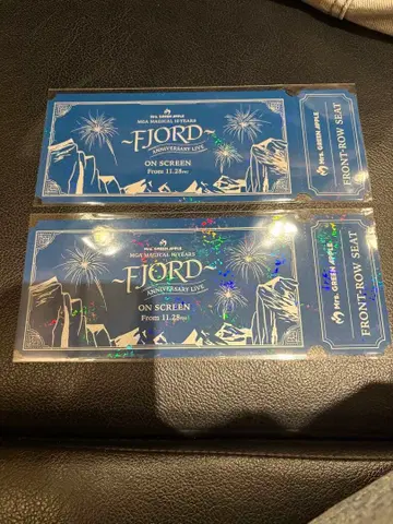 미세스 MGA~FJORD~ON SCREEN 영화 특전 2매