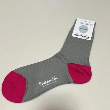 새상품 PANTHERELLA 판체렐라 CO/NY 바이컬러 리브 삭스