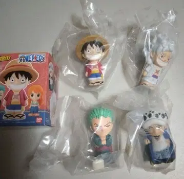 원피스 소프트 비닐 피규어 4개