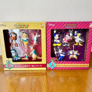 디즈니 크리스마스 오너먼트 2 상자 세트 2017 2018