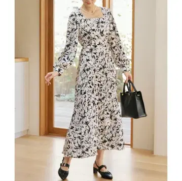 MAJESTIC LEGON 프릴 칼라 2way 원피스