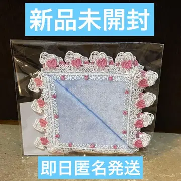 PEANUTS SNOOPY TOWN 치카자와 레이스 콜라보 손수건