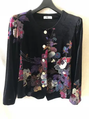 고급 고져스 벨로아 여성 자켓 볼레로 미사용 결혼식 식사 경사