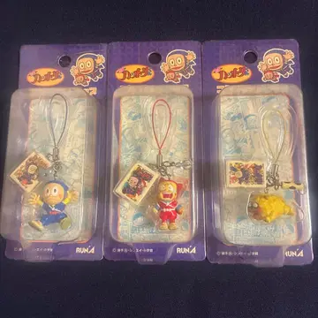 닌자 핫토리군 코믹 캐릭터 피규어 스트랩 3개 세트