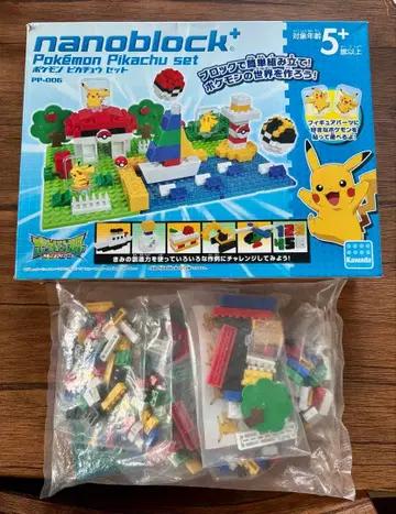 나노블록 포켓몬 피카츄 세트 미개봉 상자 하자 있음
