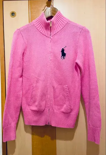 랄프 로렌 빅 포니 집업 니트 y2k 노코어 00