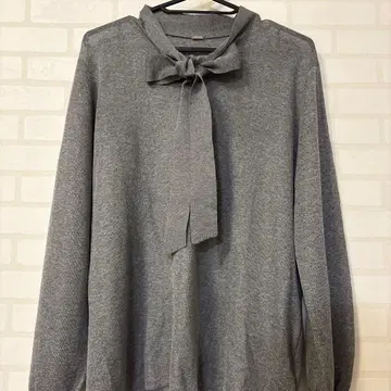 새상품 Mila Owen 미라 오웬 리본 그레이 긴팔 니트