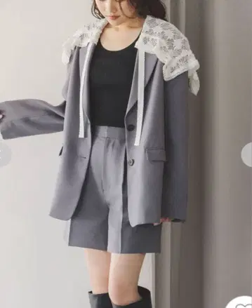 snidel 심플 숏팬츠 GRY 0 사이즈