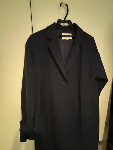 네이비 체스터 코트 38