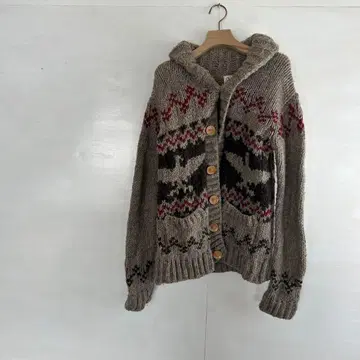 AIGLE 이글  카우친 스웨터 니트 가디건 페루제