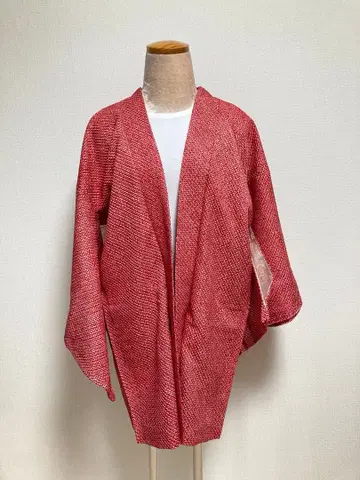 재패니즈 모던 염색 겉옷 빨간색 / Kimono Haori Jacket