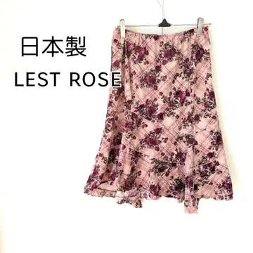 [일본제] 레스트로즈 비대칭 미디엄 기장 스커트 벨로아 Y2K