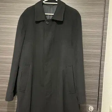 블랙 스텐카라 코트