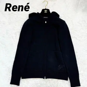 [ 컨디션 최상 ] 르네 후드티 겉옷 아우터 펄 자수 로고 34
