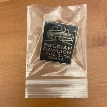 오사카 간사이 만국 박람회 벨기에 파빌리온 핀 배지