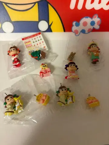 후지야 페코짱 미니 피규어 8개 세트 FUJIYA