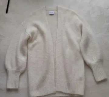 UNITED ARROWS 볼륨 슬리브 모헤어 가디건