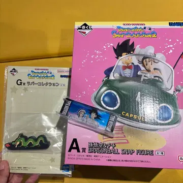 드래곤볼 제일복권 A상 손오공 & 치치 스냅 피규어