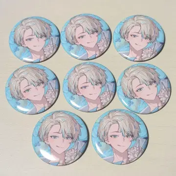 니지산지 히바치 마나 Sweet Floaties 캔뱃지 3