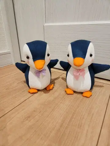 펭귄 봉제 인형 2개 세트