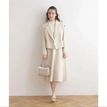 택 포함 새상품 쿠튀르 브로치 셋업 자켓 원피스