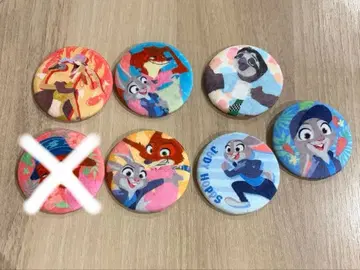 주토피아2 블라인드 복슬복슬 캔뱃지 6종 [ 12종류 중 ]