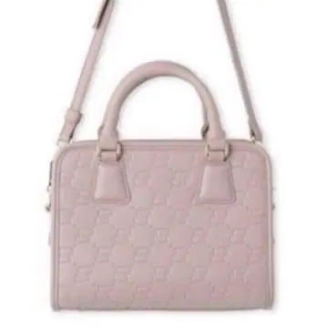 셀포드 핑크 숄더백 엠보싱 스퀘어 백