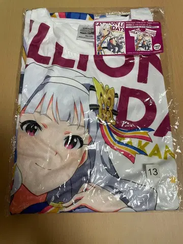 아이돌 마스터 밀리언 라이브 시죠 타카네 t셔츠 누벨 트리콜로르