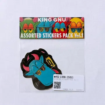 King Gnu 어소티드 스티커 팩 Vol.1 라이브 하우스