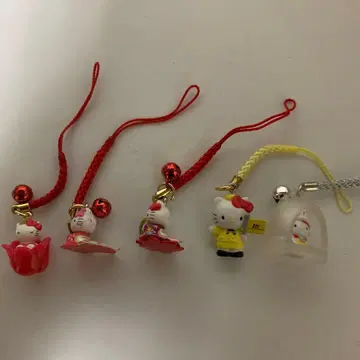 헬로키티 스트랩 5개 세트