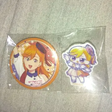 시부야 카논 리바이벌 배지 클립 가챠 원형 캔 Liella 다테 사유리