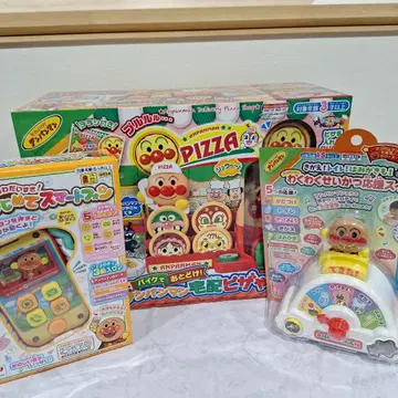 [ 미사용 ] 호빵맨 배달 피자 가게 생활 응원 스위치 스마트폰 3종